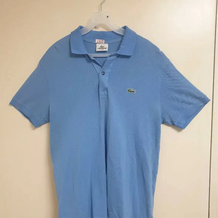 [BUNJANG] Lacoste Slim Fit Sky Blue Polo T-Shirt Size 3 / 라코스테 슬림핏 스카이블루 카라티 3사이즈