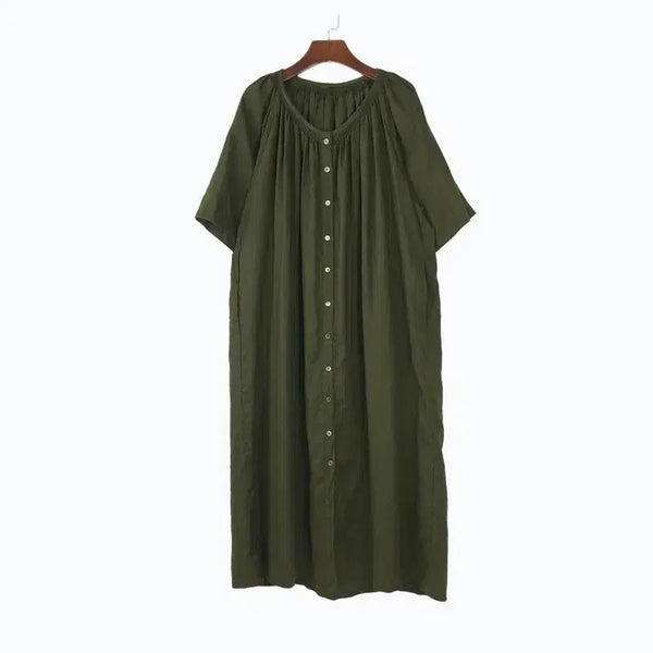 [BUNJANG] Wooden Linen Dress / wooden  여성 린넨 원피스  FREE