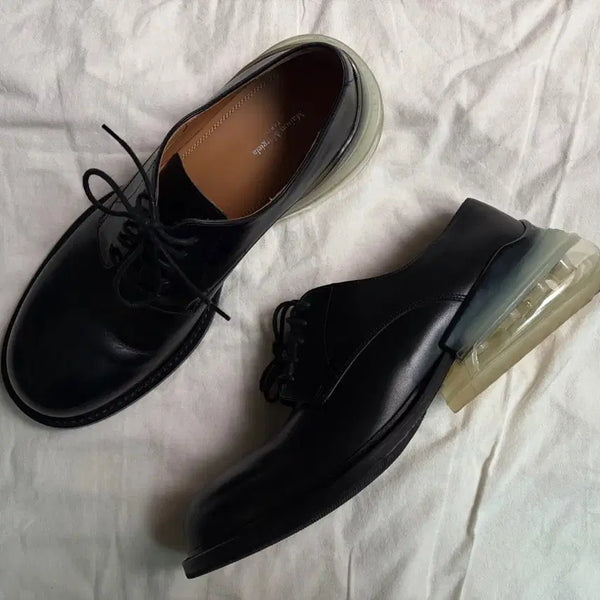 [BUNJANG] Maison Margiela Airbag Lace-up Derby Black / 메종 마르지엘라 에어백 레이스업 더비 블랙 Maison Margiela