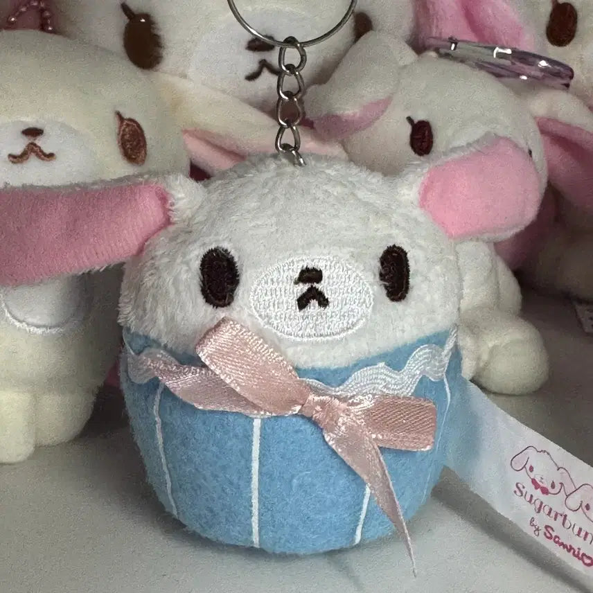 [BUNJANG] Classic Cupcake Shirousa Sugarbunnies Spinns Mejilushi Doll Keychain Gacha / 고전 컵케이크 시로우사 슈가바니즈 스핀즈 메지루시 인형 키링 가챠