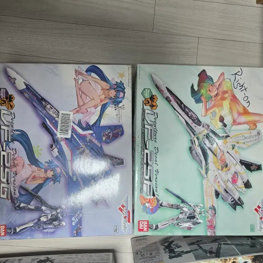 [BUNJANG] Bandai VF-25F Messiah Macross Frontier Ranka Lee Decal Version Bundle Set / 반다이 VF-25F 데카르챠 란카 크랑 일괄