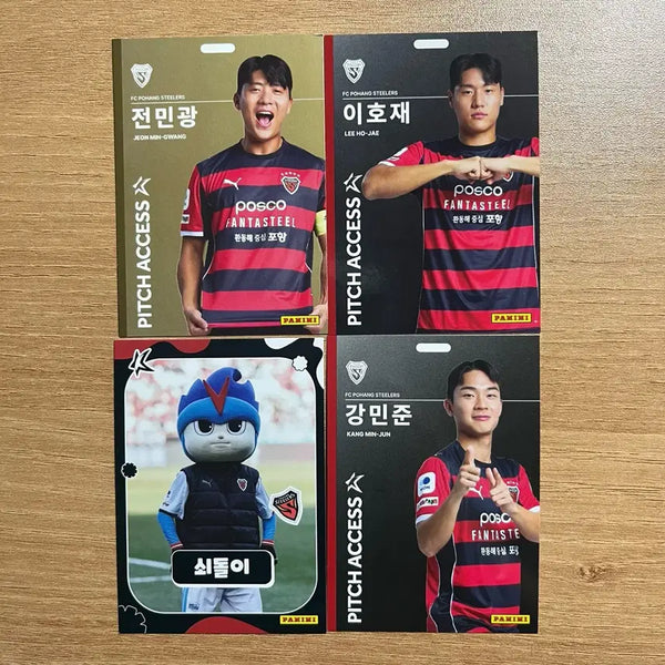 [BUNJANG] K League Panini Pohang Steelers FC Football Cards / K리그 파니니 포항스틸러스 카드 판매