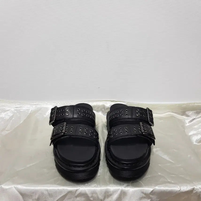 [BUNJANG] Dr. Martens Miles Hardware Sandal Black Leather UK41 / 260>닥터마틴/마일즈하드웨어샌들/EU41(260)/파라오쇼핑