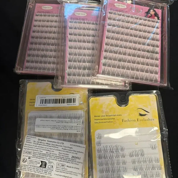 [BUNJANG] Natural Looking False Eyelashes (Glue Required) / 테무.알리 속눈썹