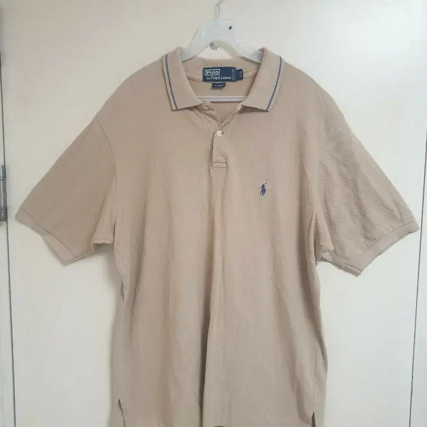 [BUNJANG] Polo Ralph Lauren Polo T-shirt L Beige / 폴로 랄프로렌 카라티 L 베이지