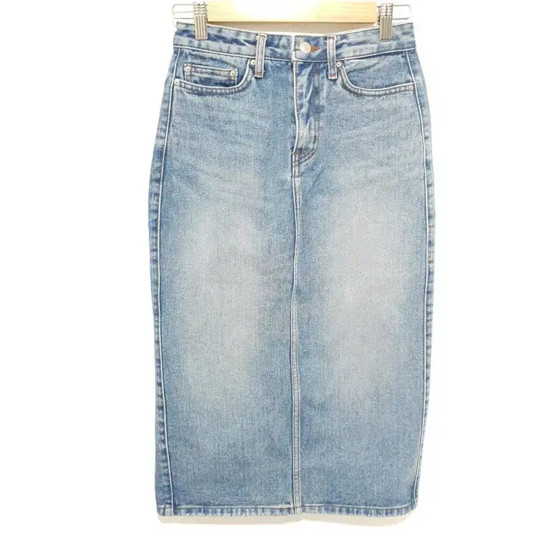 [BUNJANG] DUNST Denim Long Skirt S_i5059 / 던스트 데님 롱 스커트 S_i5059
