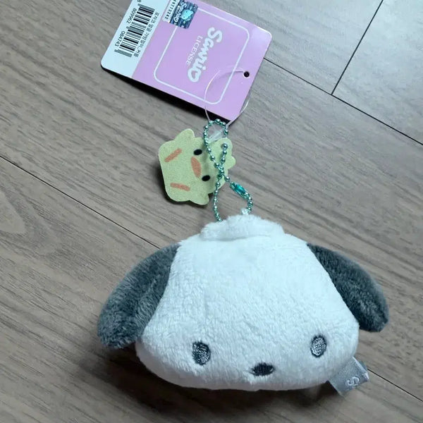 [BUNJANG] Sanrio Pochacco Face Plush Keychain / [새상품]산리오 포차코 얼굴 인형 키링