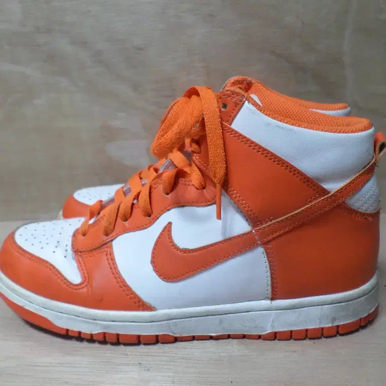 [BUNJANG] Nike Dunk High Orange Sneakers / 후루룩구제2 250 나이키 덩크하이 오렌지 운동화 스니커즈260705