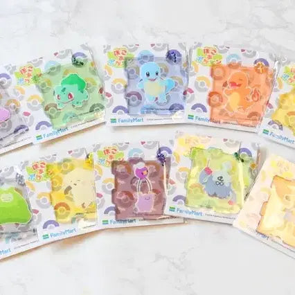 [BUNJANG] Pokemon FamilyMart Acrylic Puzzle Keychain Set (1st & 2nd Series, 10 Types) / 일본 패밀리마트 포켓몬 아크릴 퍼즐 키링 1탄 2탄 10종 세트 포코피아
