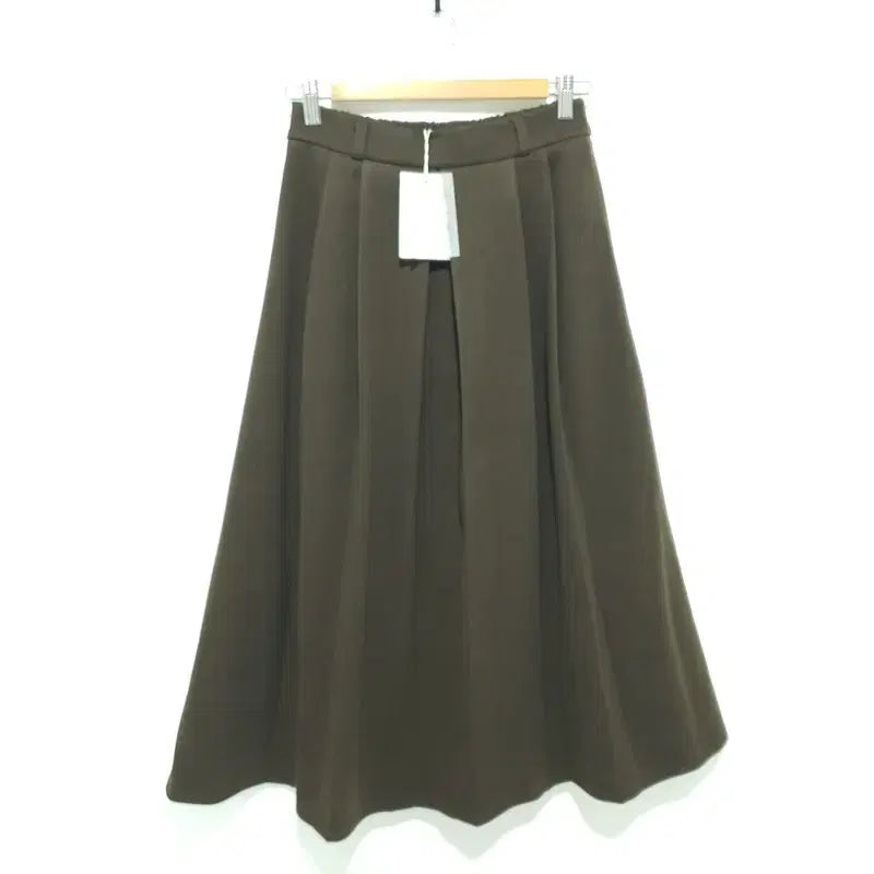 [BUNJANG] Place Studio Back Banding Pleats Skirt / 플레이스 스튜디오 뒷밴딩 플리츠 스커트 F_W0764