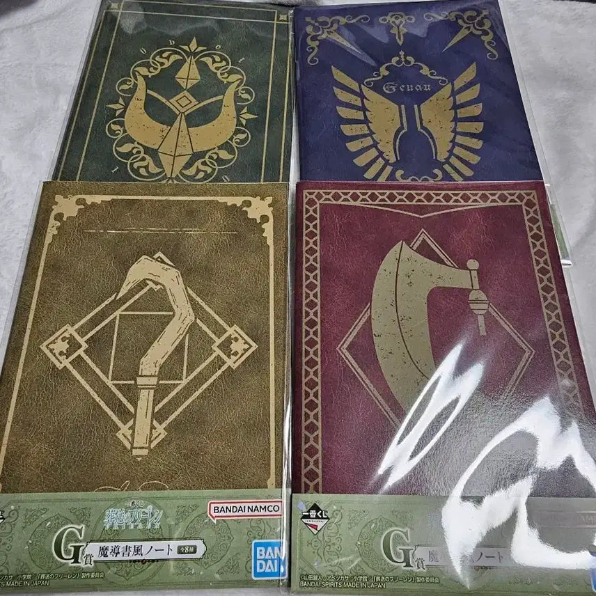 [BUNJANG] Sousou no Frieren G Prize Notebook Set / 장송의 프리렌 G상 노트 4종