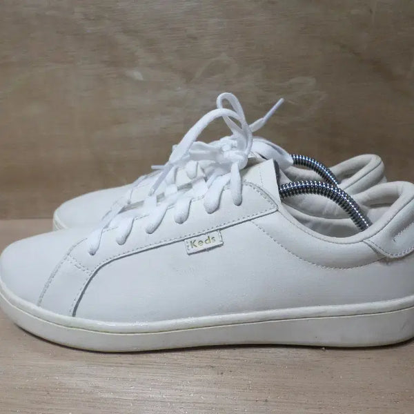 [BUNJANG] Keds White Sneakers / 후루룩구제2 270 케즈 화이트 운동화 스니커즈 260705