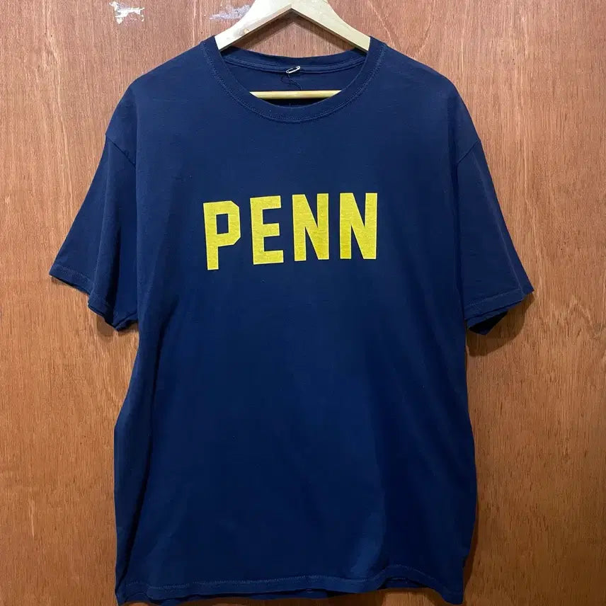 [BUNJANG] PENN Lettering Vintage Short Sleeve T-Shirt / PENN 레터링 빈티지 반팔티