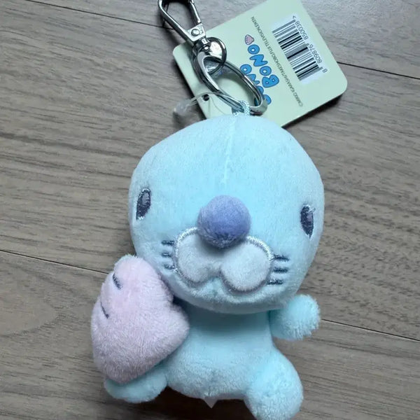 [BUNJANG] Bonobono Stuffed Animal Keychain / [새상품]보노보노 인형 키링