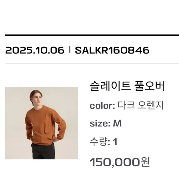 [BUNJANG] Salomon Slate Pullover Dark Orange M / 살로몬 슬레이트 풀오버