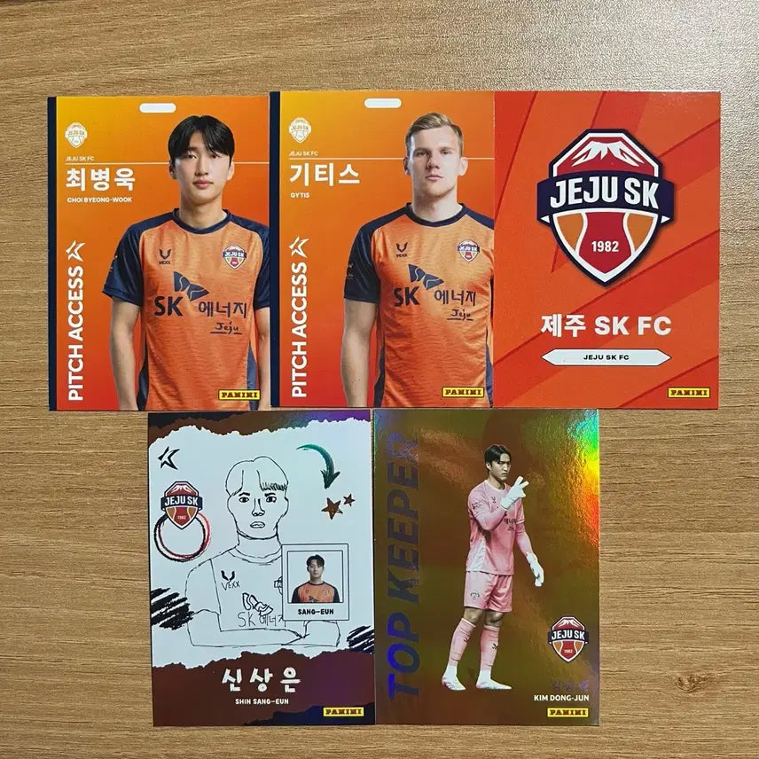 [BUNJANG] K League Panini Jeju SK Trading Cards / K리그 파니니 제주sk 카드 판매