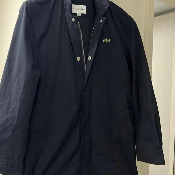 [BUNJANG] Lacoste Nylon Coat Navy M / 라코스테 나일론코트 100