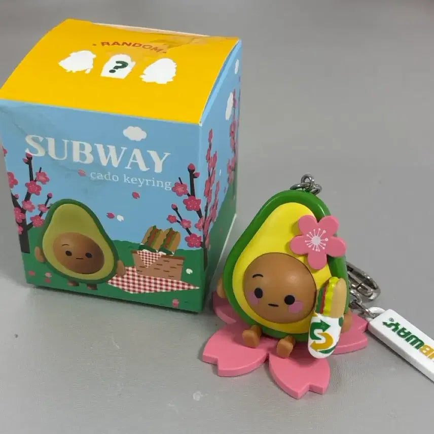 [BUNJANG] Subway Pink Cherry Blossom Keychain (Unsealed) / 서브웨이 핑크 벛꽃 키링 (개봉)