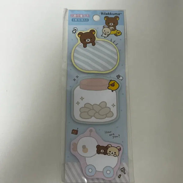[BUNJANG] Rilakkuma Adhesive Memo Pad / 리락쿠마 접착 메모지