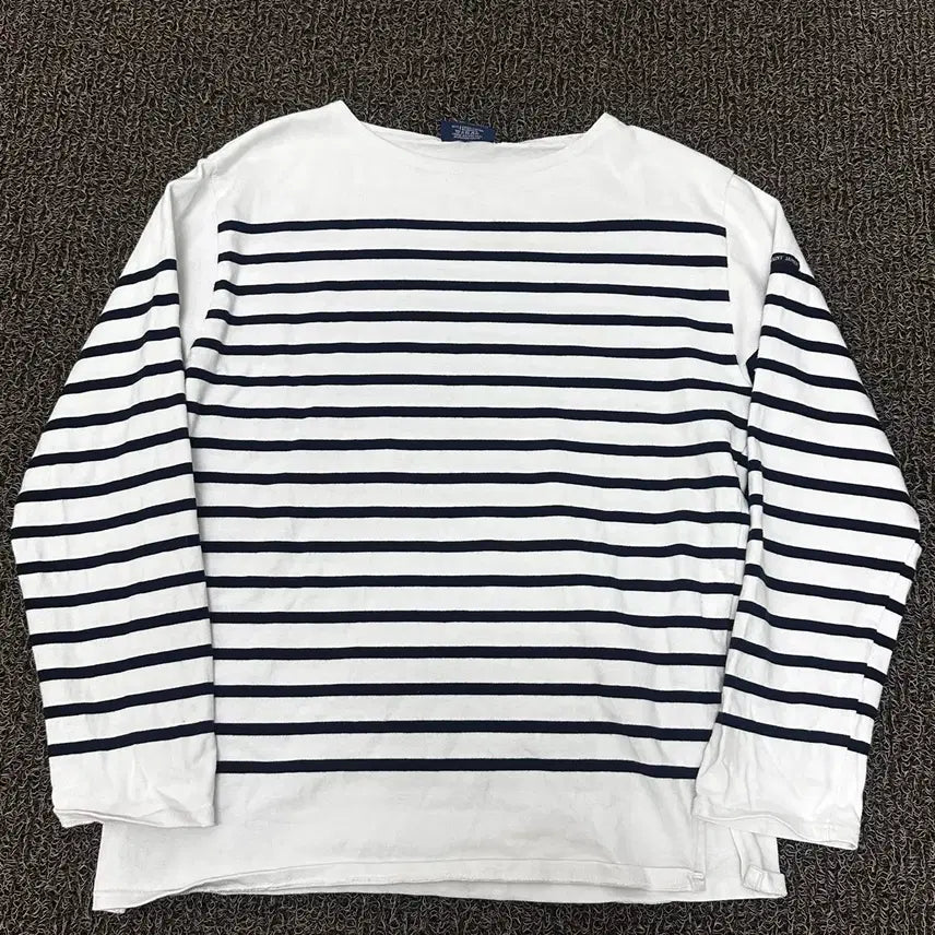 [BUNJANG] Saint James Striped Long Sleeve T-Shirt L / SAINT JAMES 세인트제임스 스트라이프 긴팔티셔츠 L