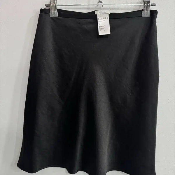 [BUNJANG] BENUET Mini Skirt Black Patterned / BENUET 배뉴엣 스커트