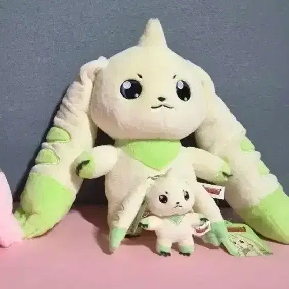 [BUNJANG] Digimon Adventure Lopmon & Terriermon Medium Plush Toy & Keychain Set / 오늘만 할인 / 디지몬 어드벤처 로프몬 테리어몬 중형인형 키링 세트