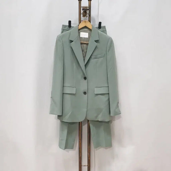[BUNJANG] Hans Style Jacket and Pants Set-up (Size S) / (JJ30687)한스스타일 자켓 바지 셋업 S