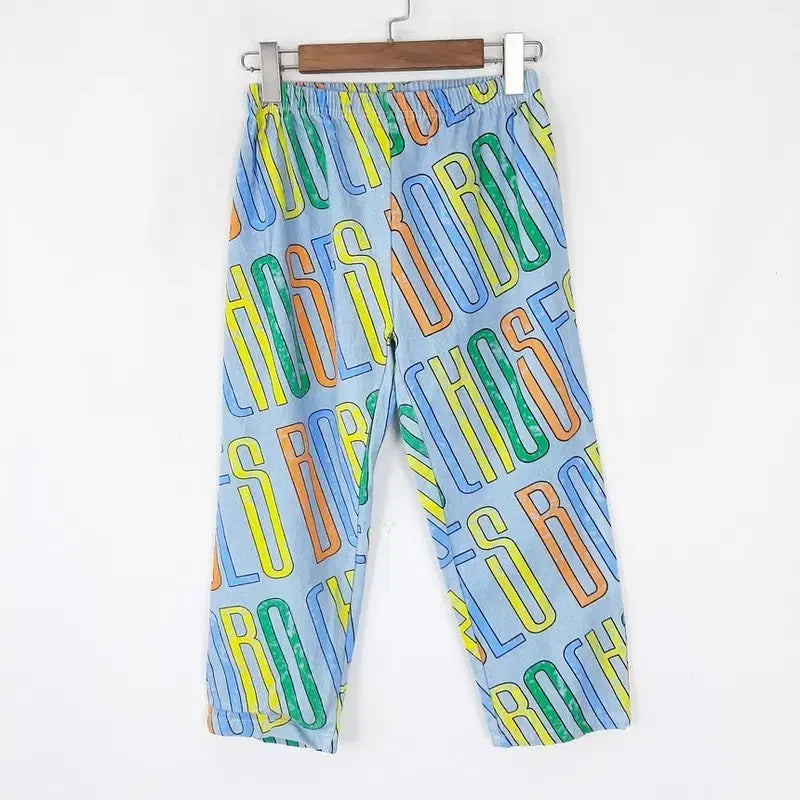 [BUNJANG] Bobo Choses Kids Printed Denim Pants 10-11Y / 보보쇼즈 키즈 프린팅 데님팬츠 10-11Y
