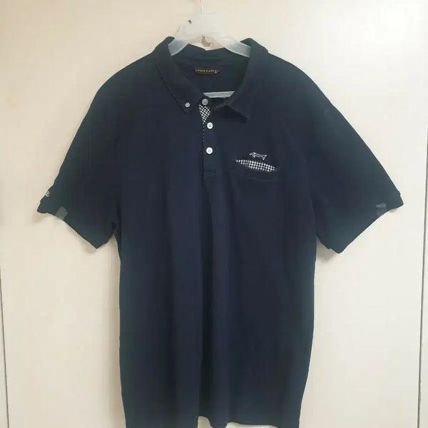 [BUNJANG] Louis Castel Navy Polo Shirt 105 / 루이까스텔 네이비 카라티 105
