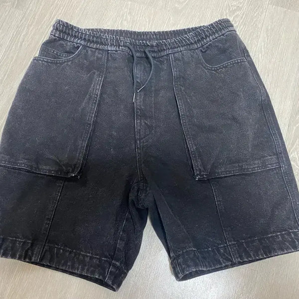 [BUNJANG] Juun.J Outpocket Denim Shorts Black / [52] 준지 아웃포켓 데님 쇼츠 블랙