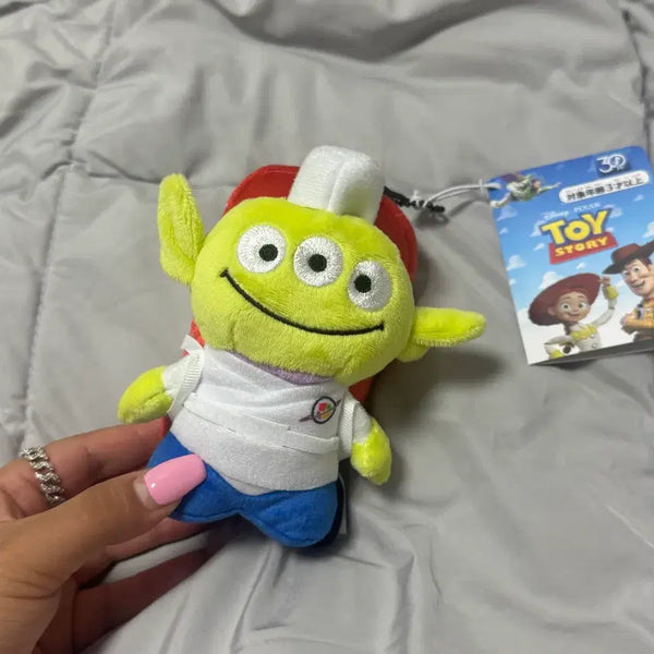 [BUNJANG] Disney Pixar Alien Toy Story Sushi Plush Keychain / 디즈니 픽사 알린 토이스토리 초밥 인형 키링