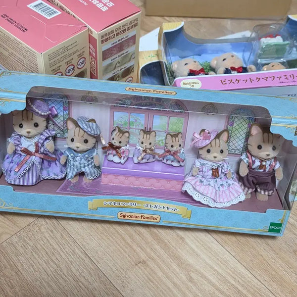 [BUNJANG] Sylvanian Families Shimaneeko Elegance Family Sealed / 실바니안 시마네코 엘레강스 가족 미개봉