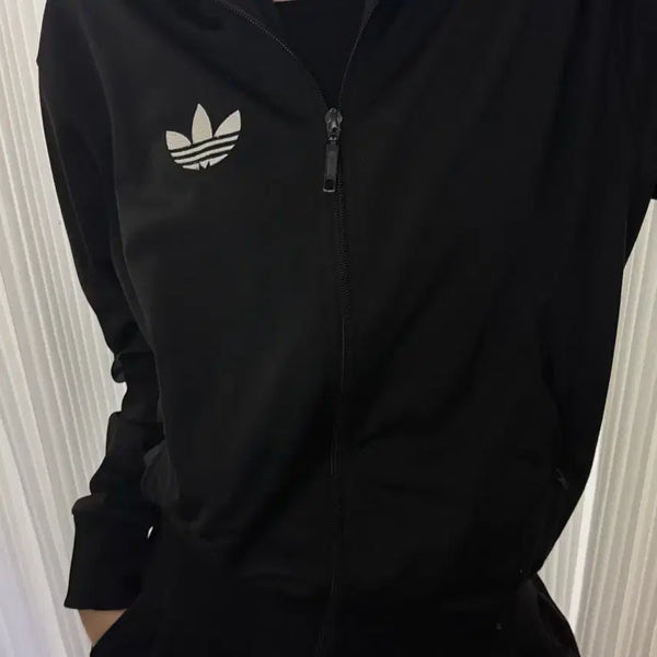 [BUNJANG] Adidas Firebird Black Track Top Jersey / 아디다스 파이어버드 블랙 트랙탑 져지 90