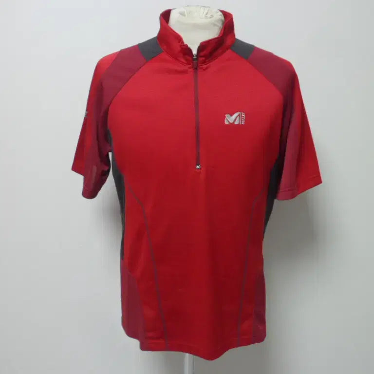 [BUNJANG] Millet Men's Short Sleeve T-Shirt - Size 100/L / 밀레/남성/일상복/등산/반팔 티셔츠/100사이즈/새제품수준