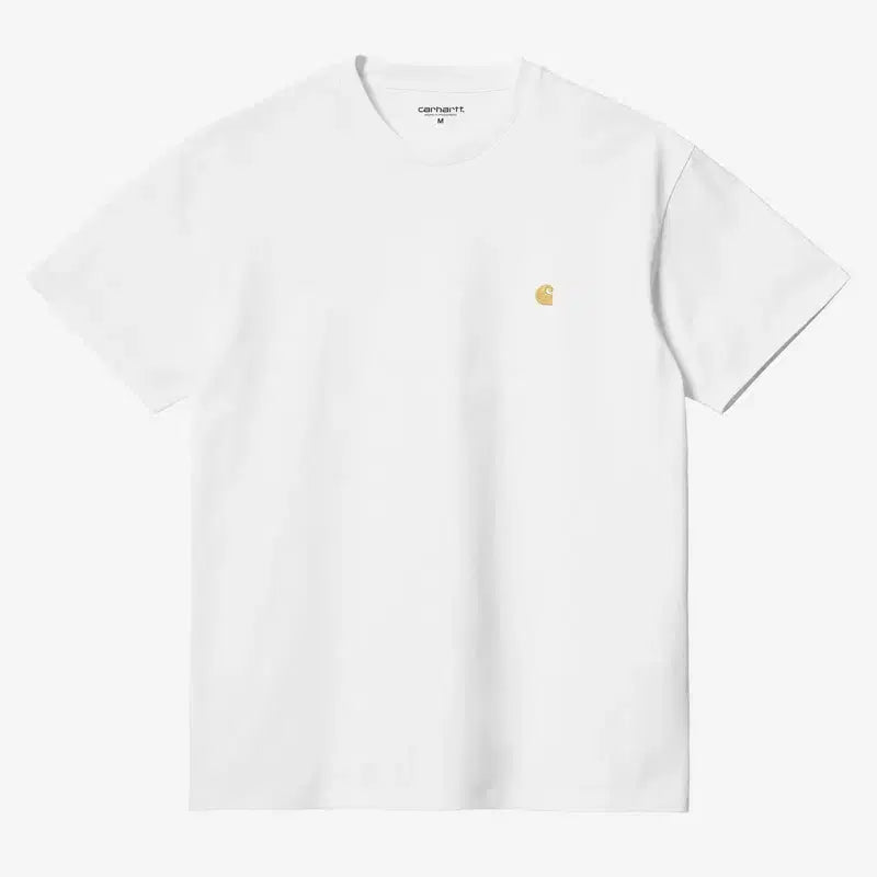 [BUNJANG] Carhartt WIP Chase Short Sleeve T-Shirt White XXL / 칼하트 WIP 체이스 반팔 티셔츠 화이트 XXL
