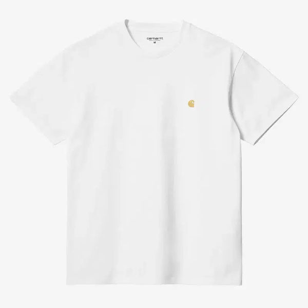 [BUNJANG] Carhartt WIP Chase Short Sleeve T-Shirt White XXL / 칼하트 WIP 체이스 반팔 티셔츠 화이트 XXL