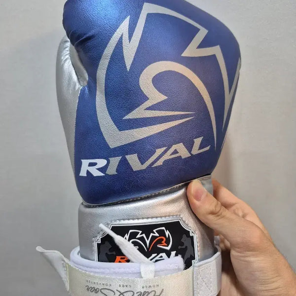 [BUNJANG] RIVAL RS100 Gloves Blue/Silver / 라이벌 RS100 글러브 블루/실버