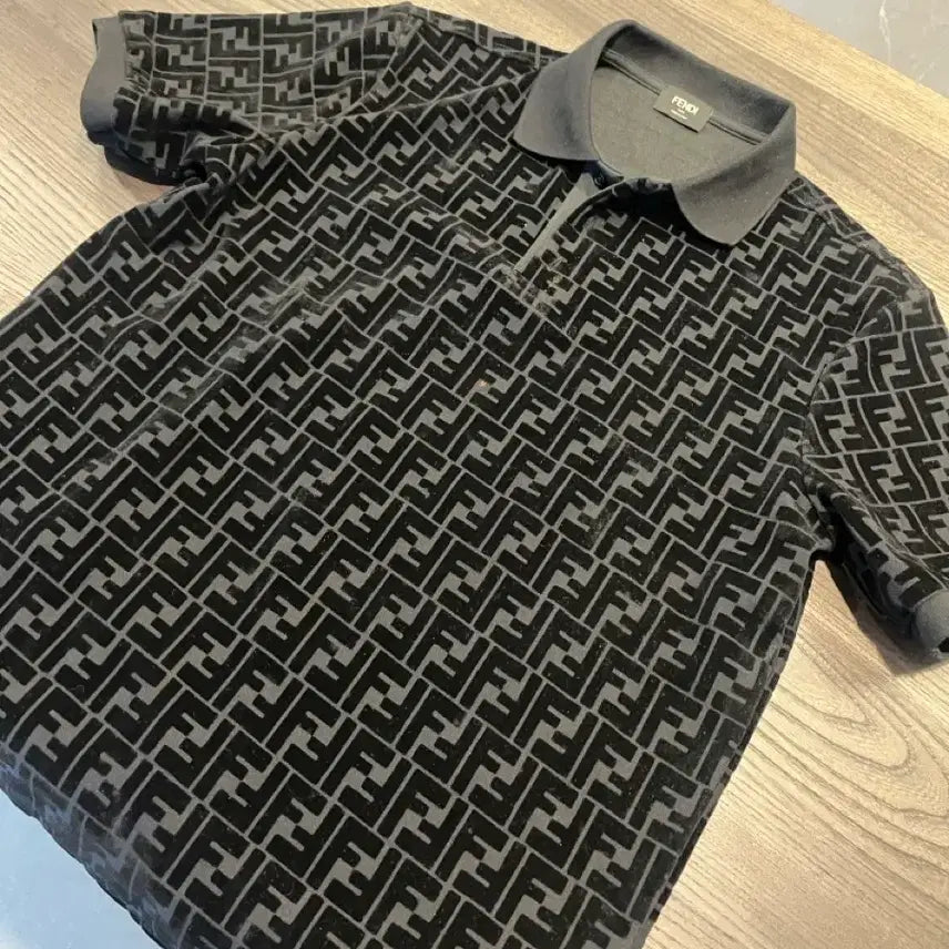[BUNJANG] Fendi FF Logo Short Sleeve T-Shirt / 펜디 FF로고 반팔 새상품