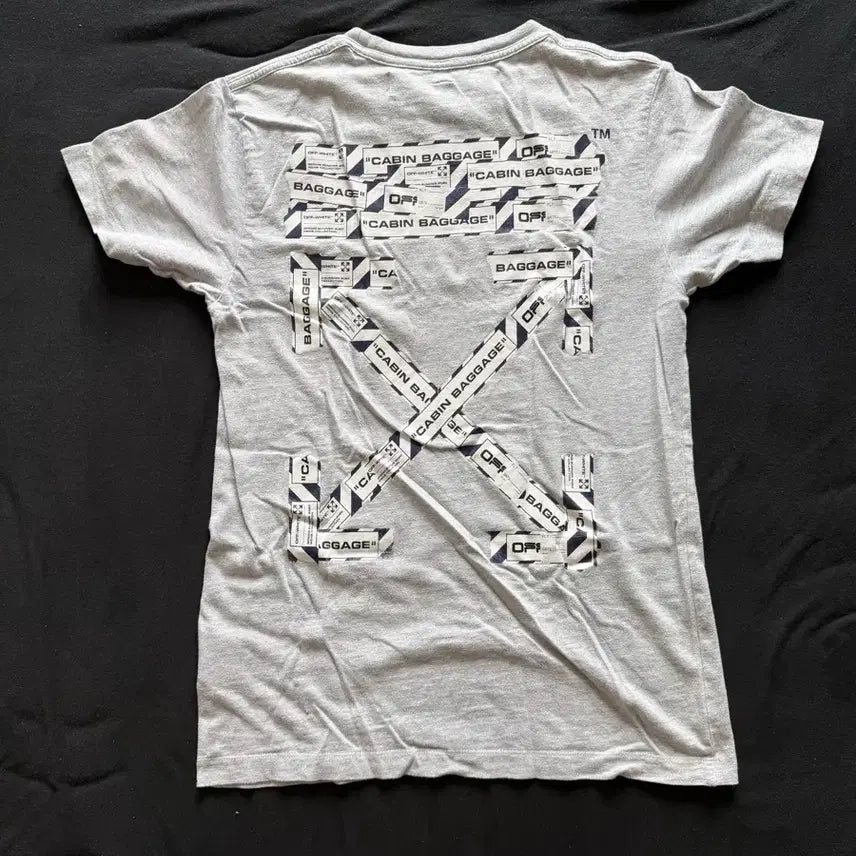 [BUNJANG] Off-White Arrow Graphic T-Shirt Grey / 오프화이트 애로우 반팔티 그레이