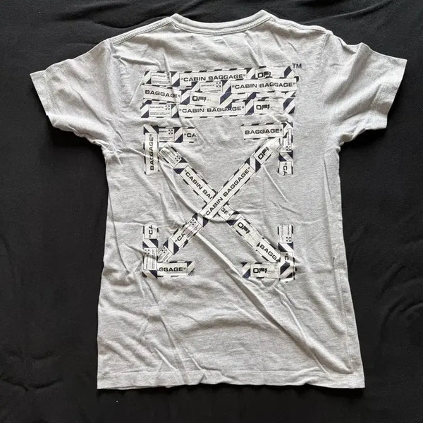 [BUNJANG] Off-White Arrow Graphic T-Shirt Grey / 오프화이트 애로우 반팔티 그레이