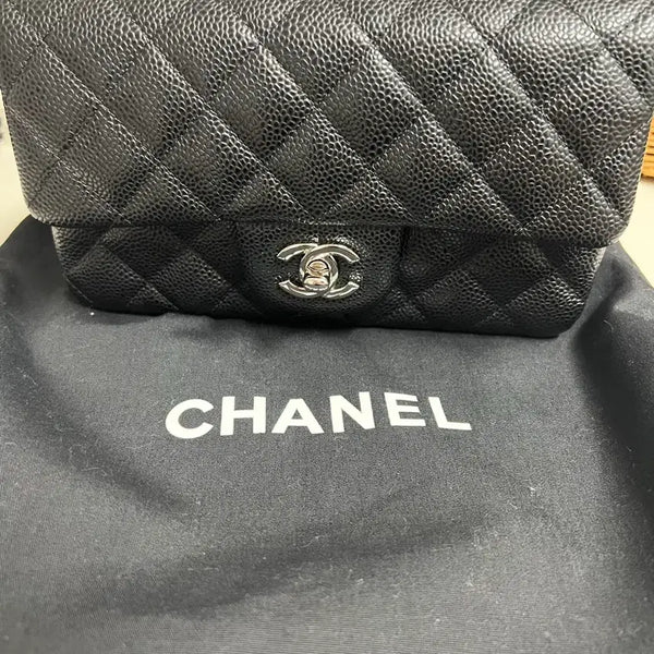 [BUNJANG] Chanel Classic Mini Caviar Flap Bag / 클래식 미니 캐비어