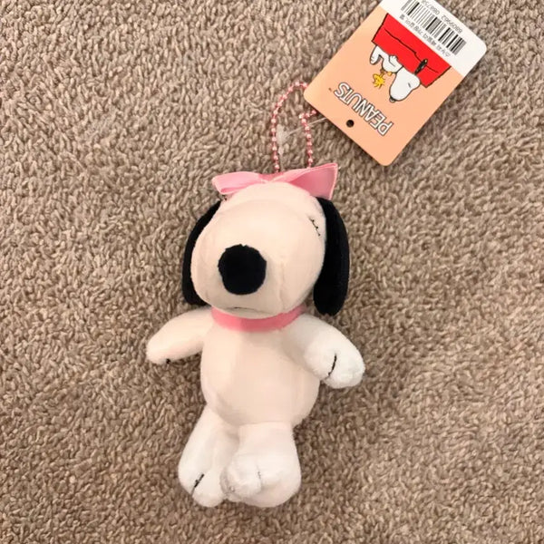[BUNJANG] Snoopy Girlfriend Belle Ribbon Keyring / (새제품) 스누피 여저친구 벨 리본 키링