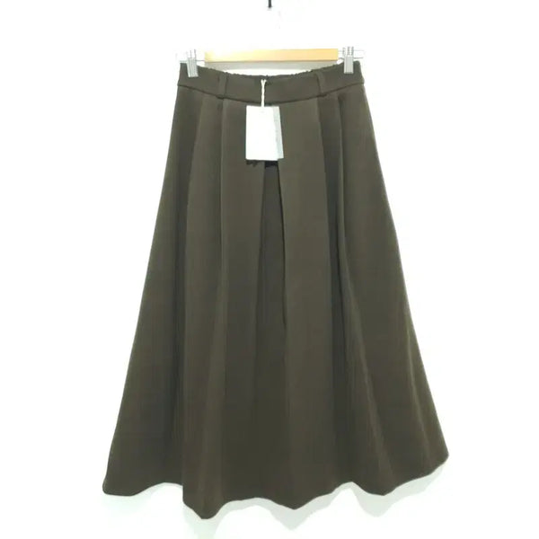 [BUNJANG] Place Studio Pleated Skirt FW0764 / 플레이스 스튜디오 뒷밴딩 플리츠 스커트 F_W0764