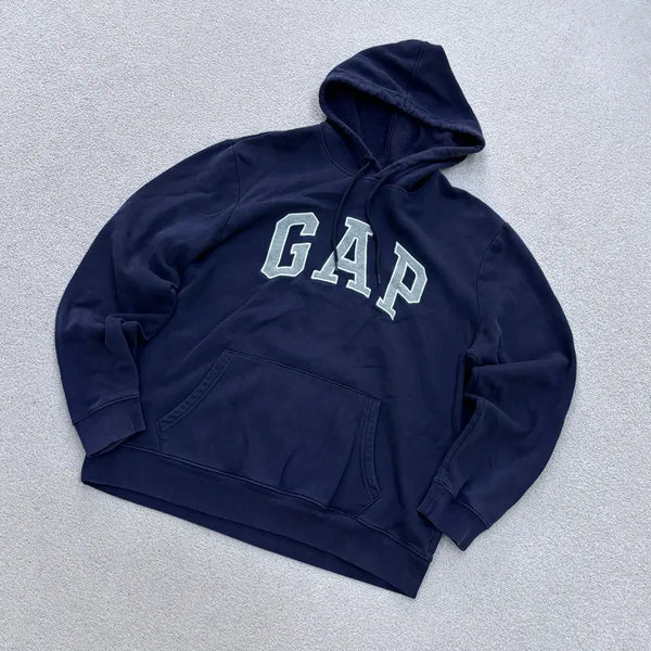 [BUNJANG] GAP Men's Arch Logo Lightly Brushed Hoodie T-shirt / L 갭 남성 아치로고 약기모 후드 티셔츠 0623E2