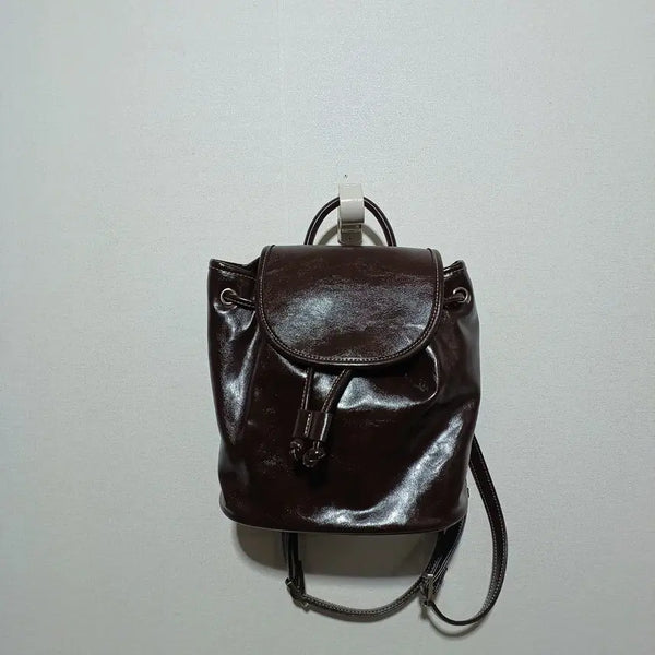 [BUNJANG] Women's Glossy Backpack / 여성 광택 가방 백팩 (26E224)