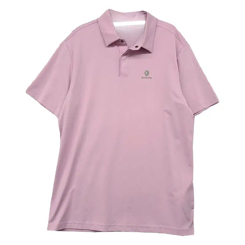 [BUNJANG] Blackyak Light Pink Functional Training Short Sleeve Polo Shirt 100 / 블랙야크 라이트 핑크 기능성 트레이닝 반팔 카라티 100