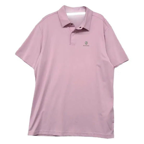 [BUNJANG] Blackyak Light Pink Functional Training Short Sleeve Polo Shirt 100 / 블랙야크 라이트 핑크 기능성 트레이닝 반팔 카라티 100