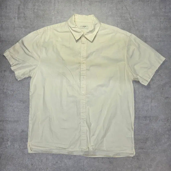 [BUNJANG] Toptens Yellow Short-Sleeve Shirt M / [만원샵) 탑텐 노란색 반팔셔츠 M