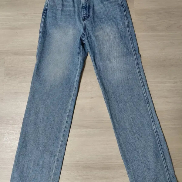 [BUNJANG] Foyer Light Wash Wide Denim Pants / 포이어 연청 와이드 데님 팬츠
