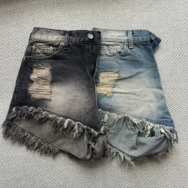 [BUNJANG] Bohemian Seoul Damage Washing Shorts L Bundle Set / 보헤미안서울 데미지 워싱 쇼츠 L 일괄